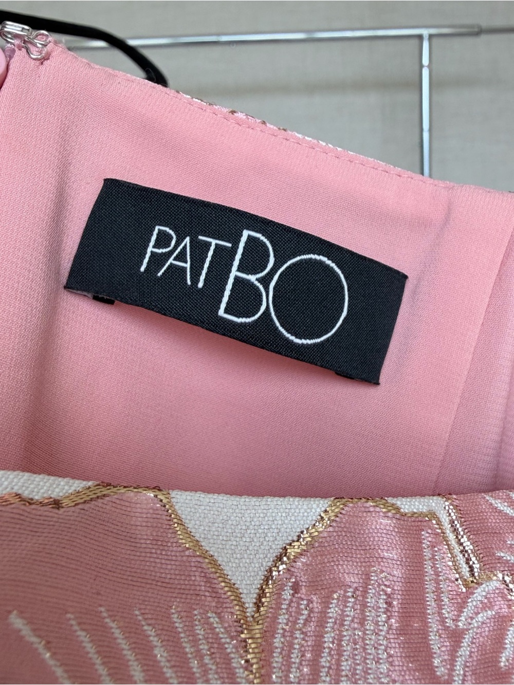 PatBO Pink Floral Maxi Dress with Peplum - Picture 3 of 5